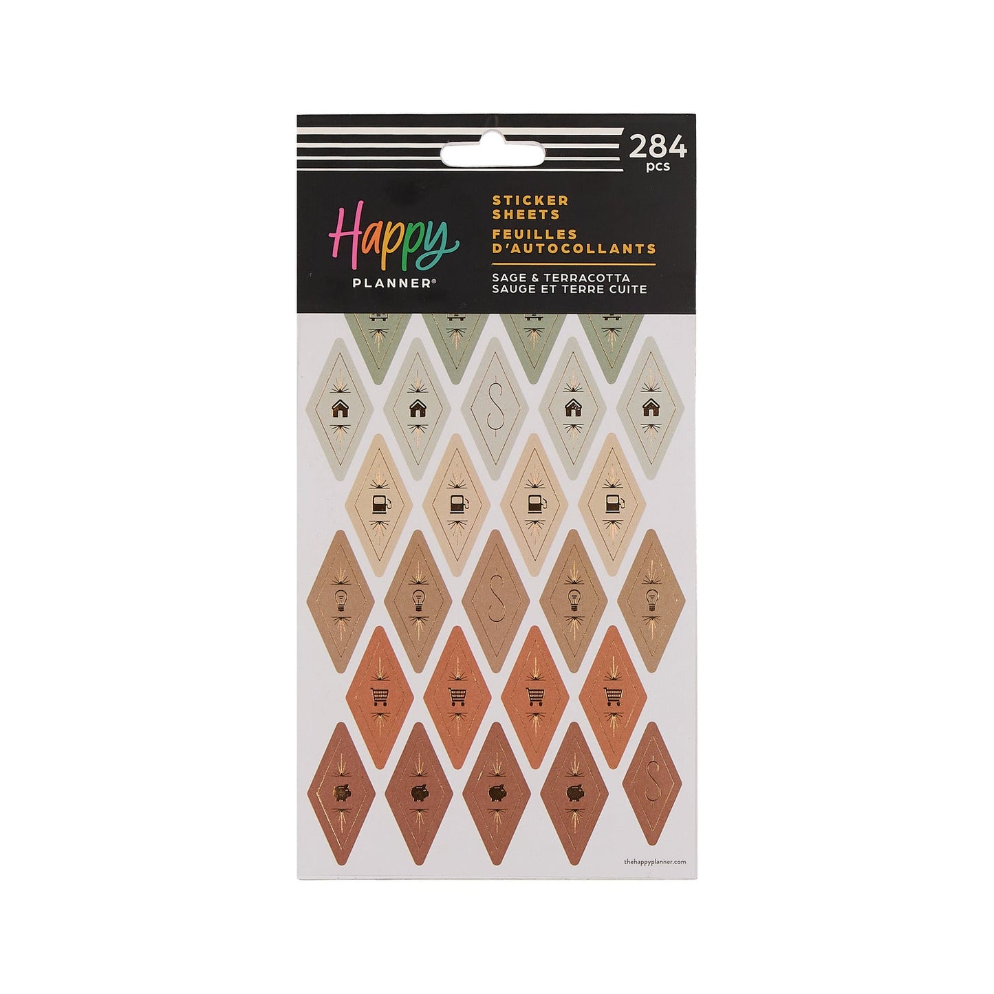 Sage & Terracotta Budget - 10 Sticker Sheets