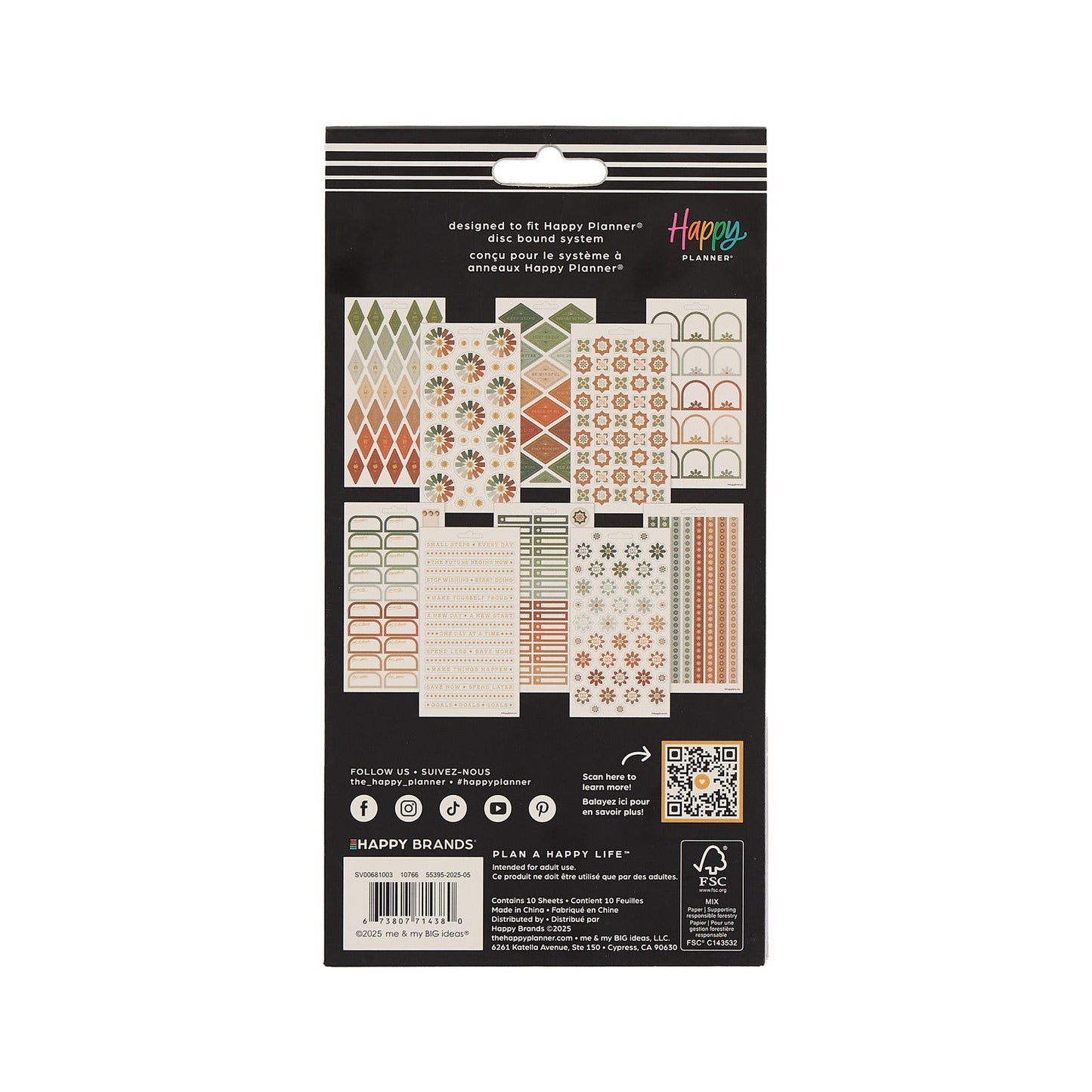 Sage & Terracotta Budget - 10 Sticker Sheets