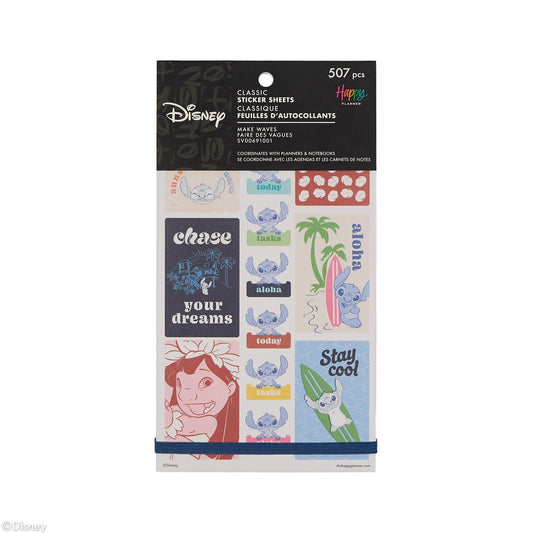 Disney Lilo & Stitch Make Waves - Value Pack Stickers