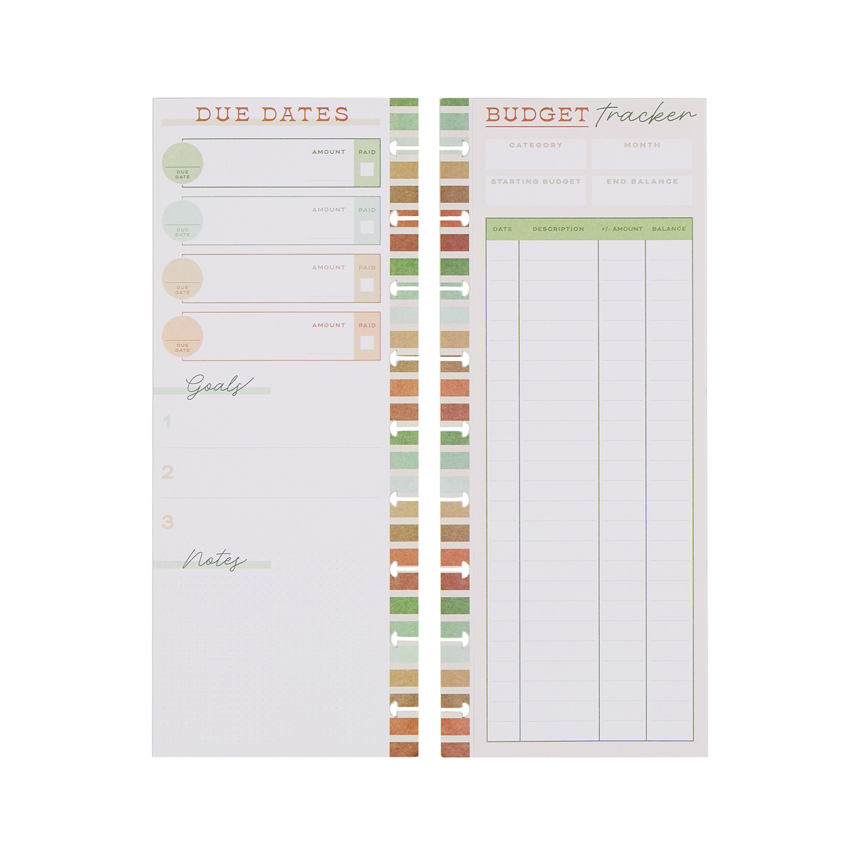 Sage & Terracotta Budget - Budget Classic Filler Paper - 40 Sheets