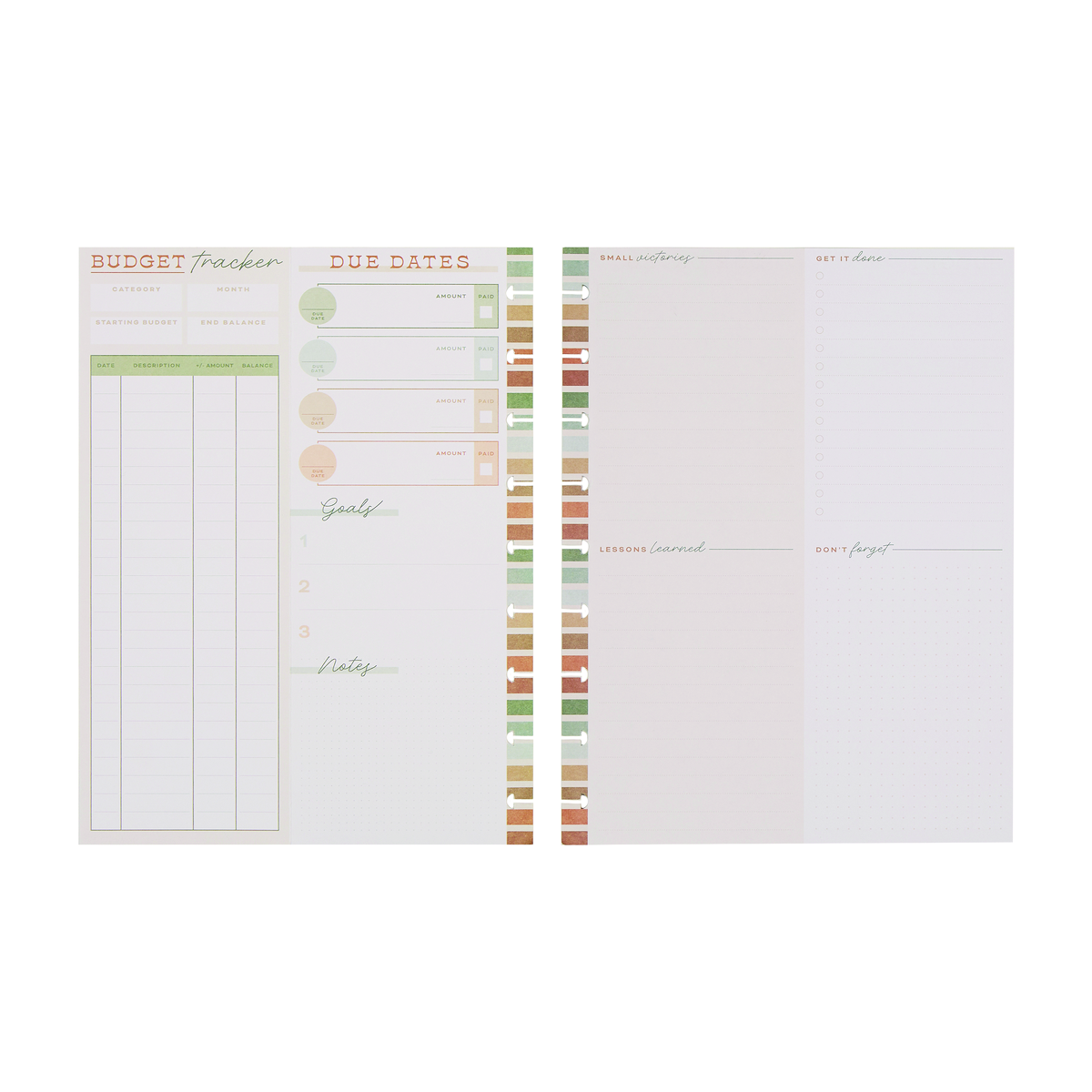 Sage & Terracotta Budget - Budget Classic Filler Paper - 40 Sheets