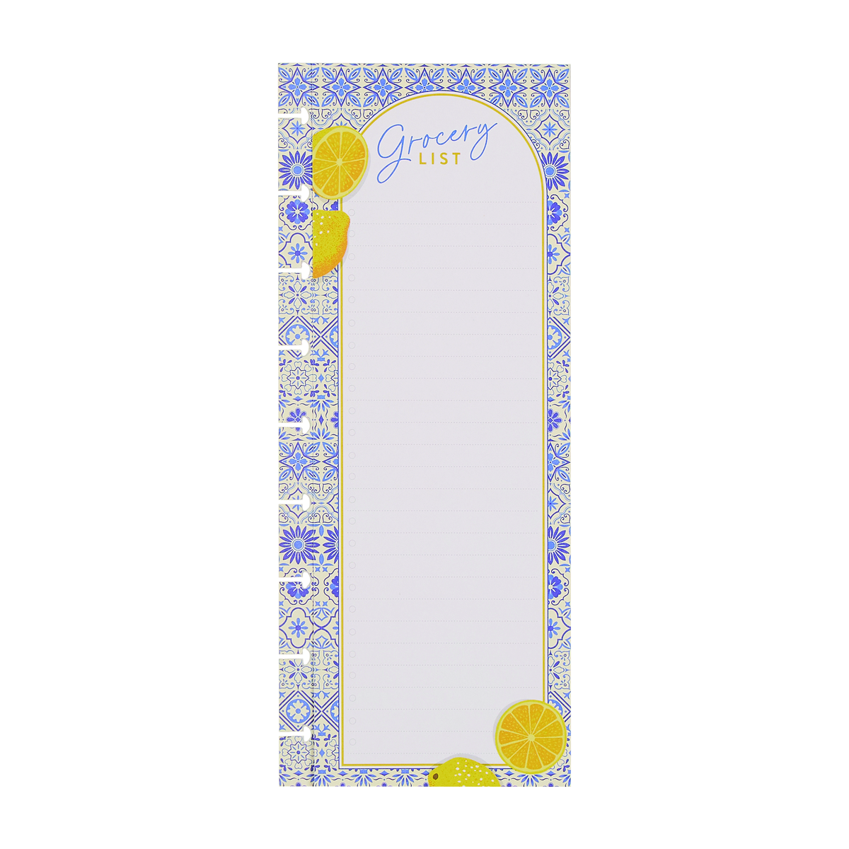 Tuscan Table Meal Planning - Grocery List + Meal Plan Classic Filler Paper - 40 Sheets