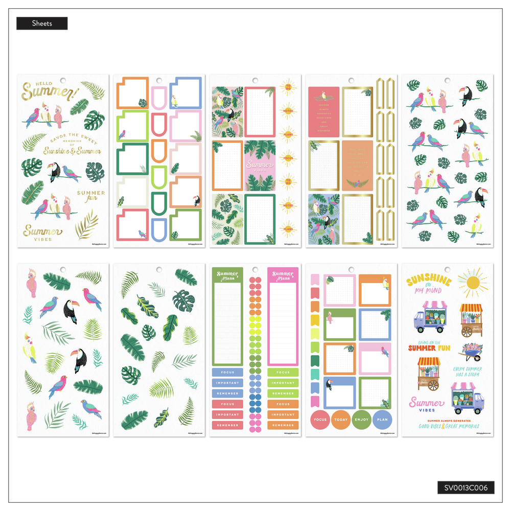 Summer Vibes - Value Pack Stickers
