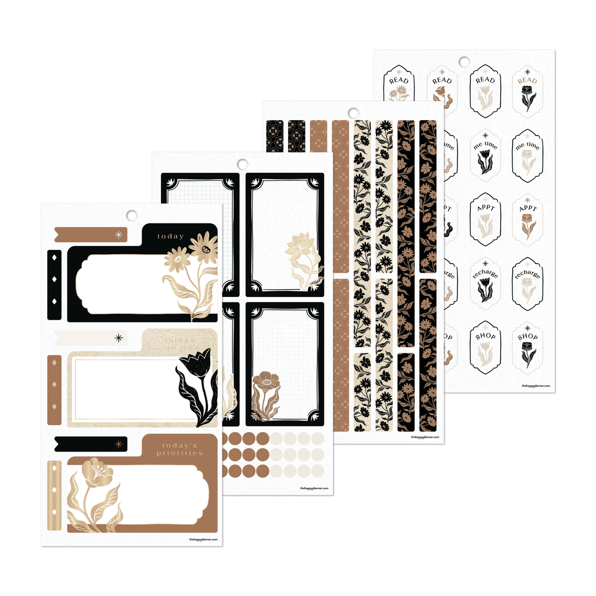 Krafted Florals - Value Pack Stickers - Big