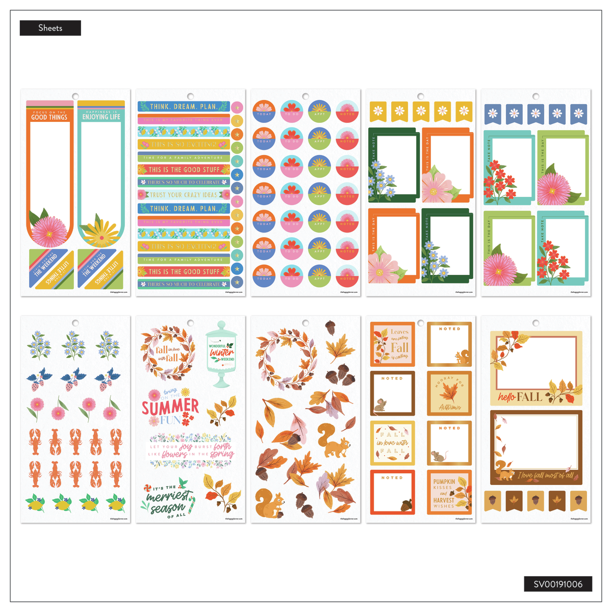 Whimsical Seasons - Value Pack Stickers - Big