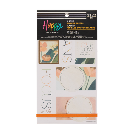 Pastel Canvas Parenting - Value Pack Stickers