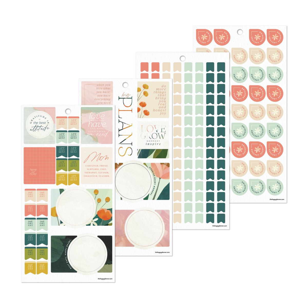 Pastel Canvas Parenting - Value Pack Stickers