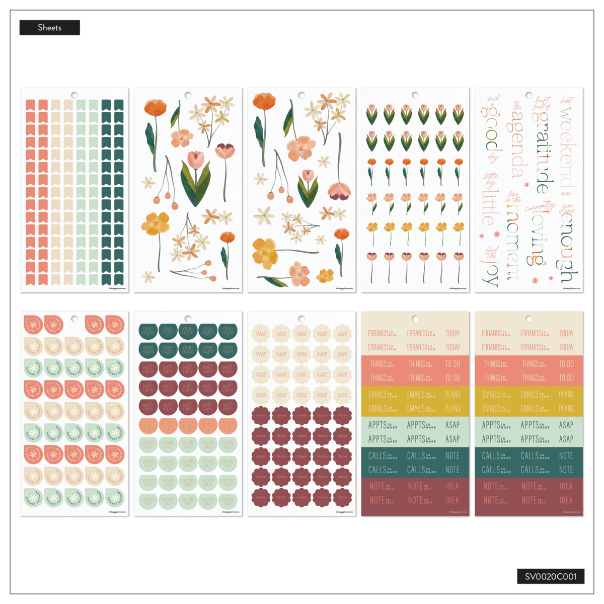 Pastel Canvas Parenting - Value Pack Stickers