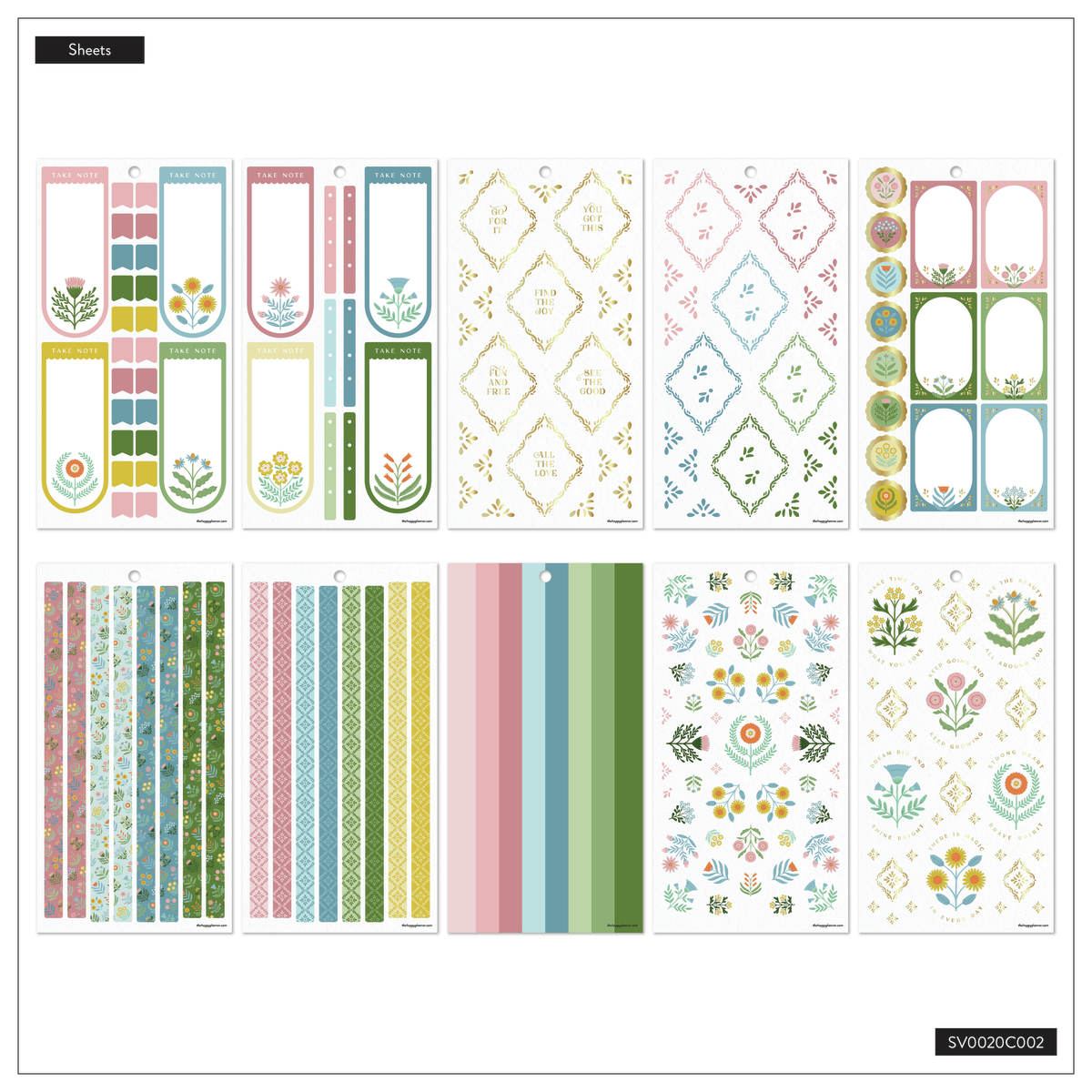 Cottage Charm - Value Pack Stickers