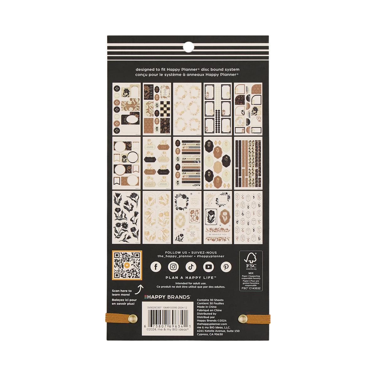 Krafted Florals - Value Pack Stickers