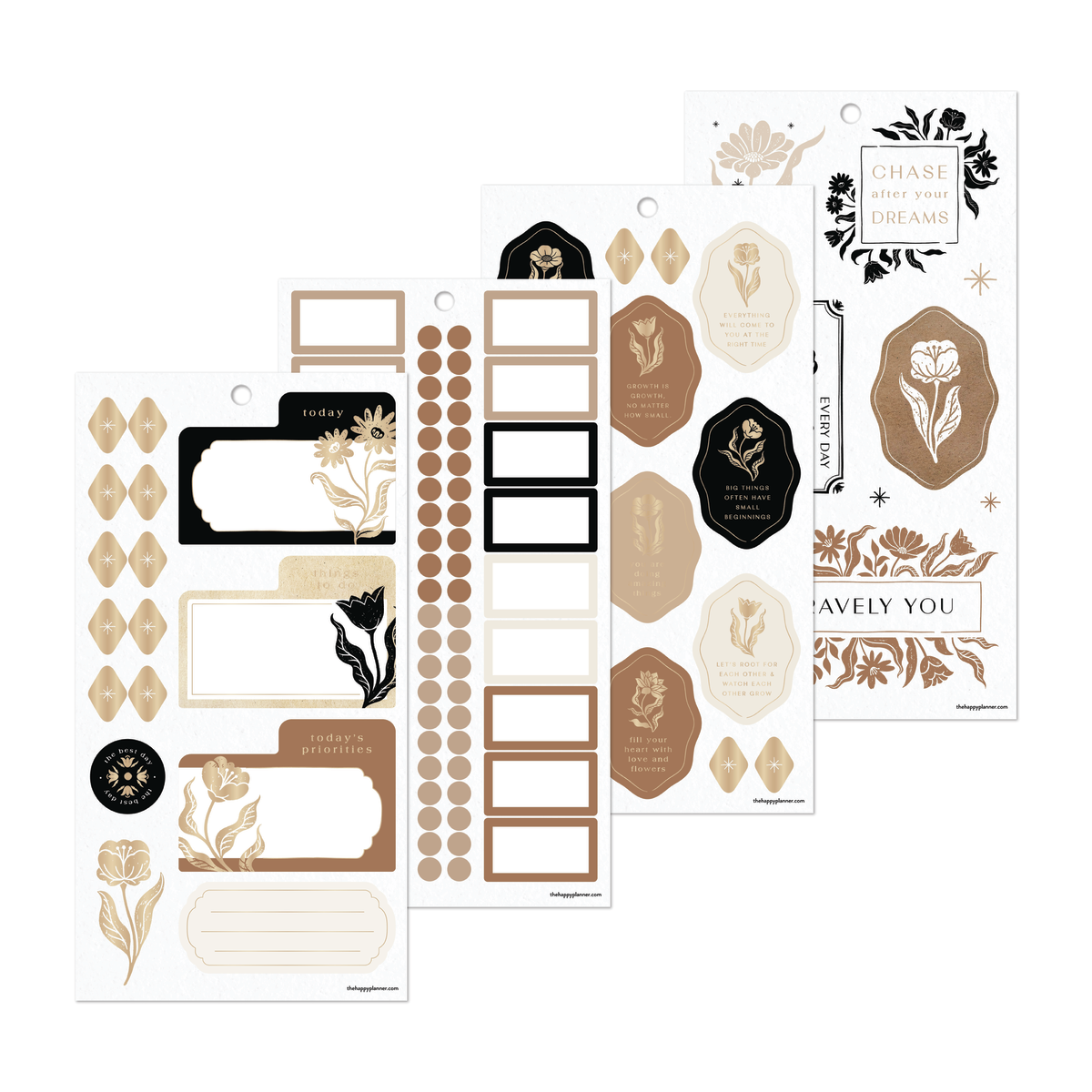 Krafted Florals - Value Pack Stickers