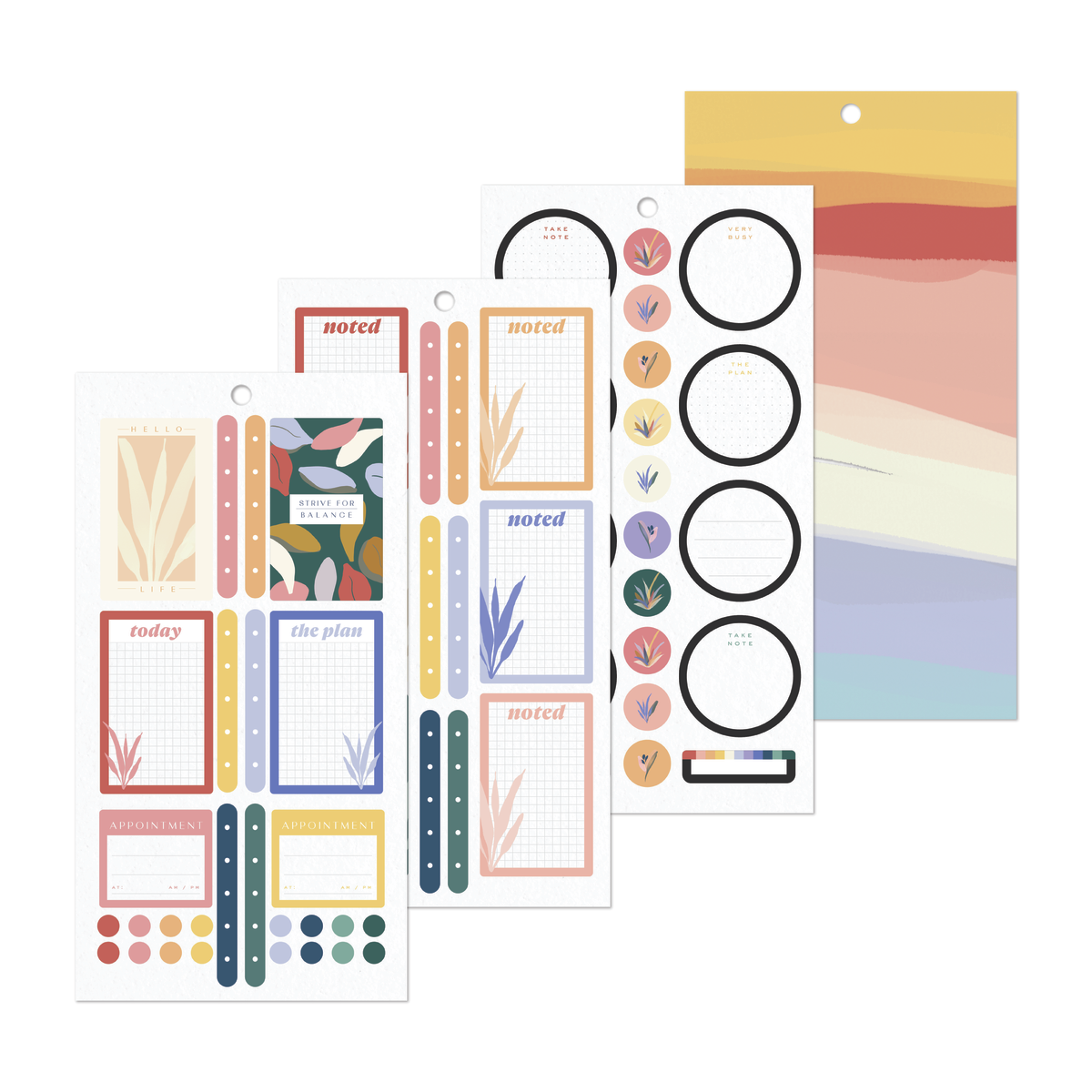 Serene Shapes - Value Pack Stickers