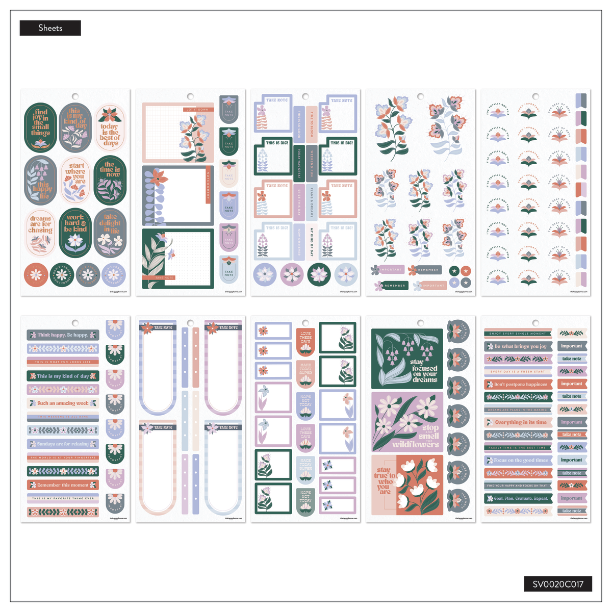 Petals & Plans - Value Pack Stickers