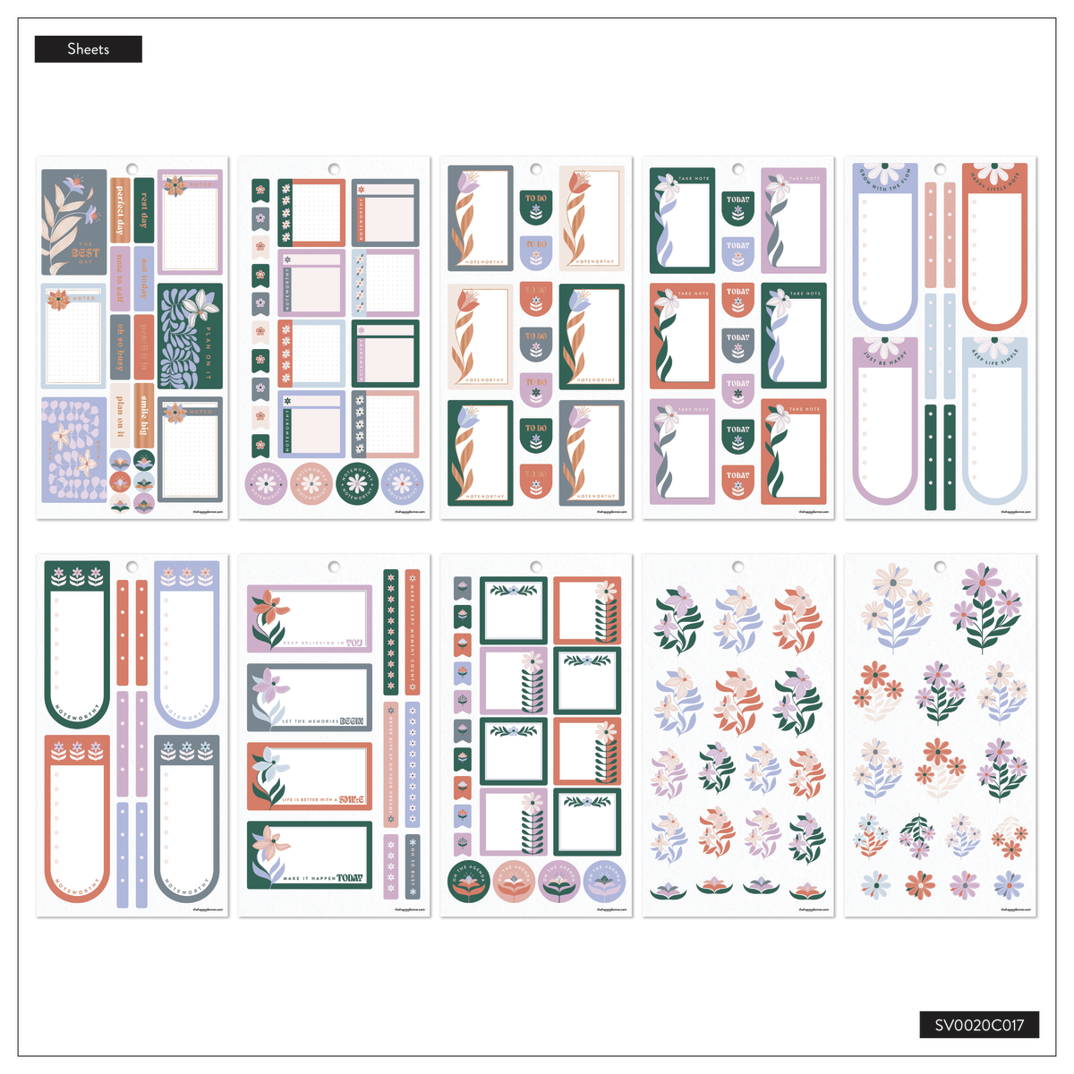 Petals & Plans - Value Pack Stickers