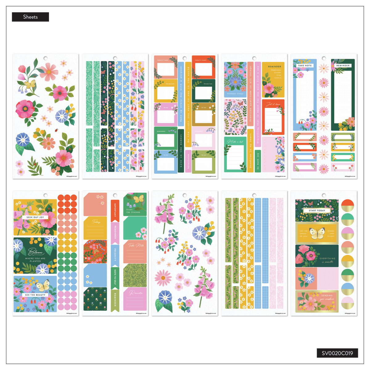 Midnight Meadow - Value Pack Stickers