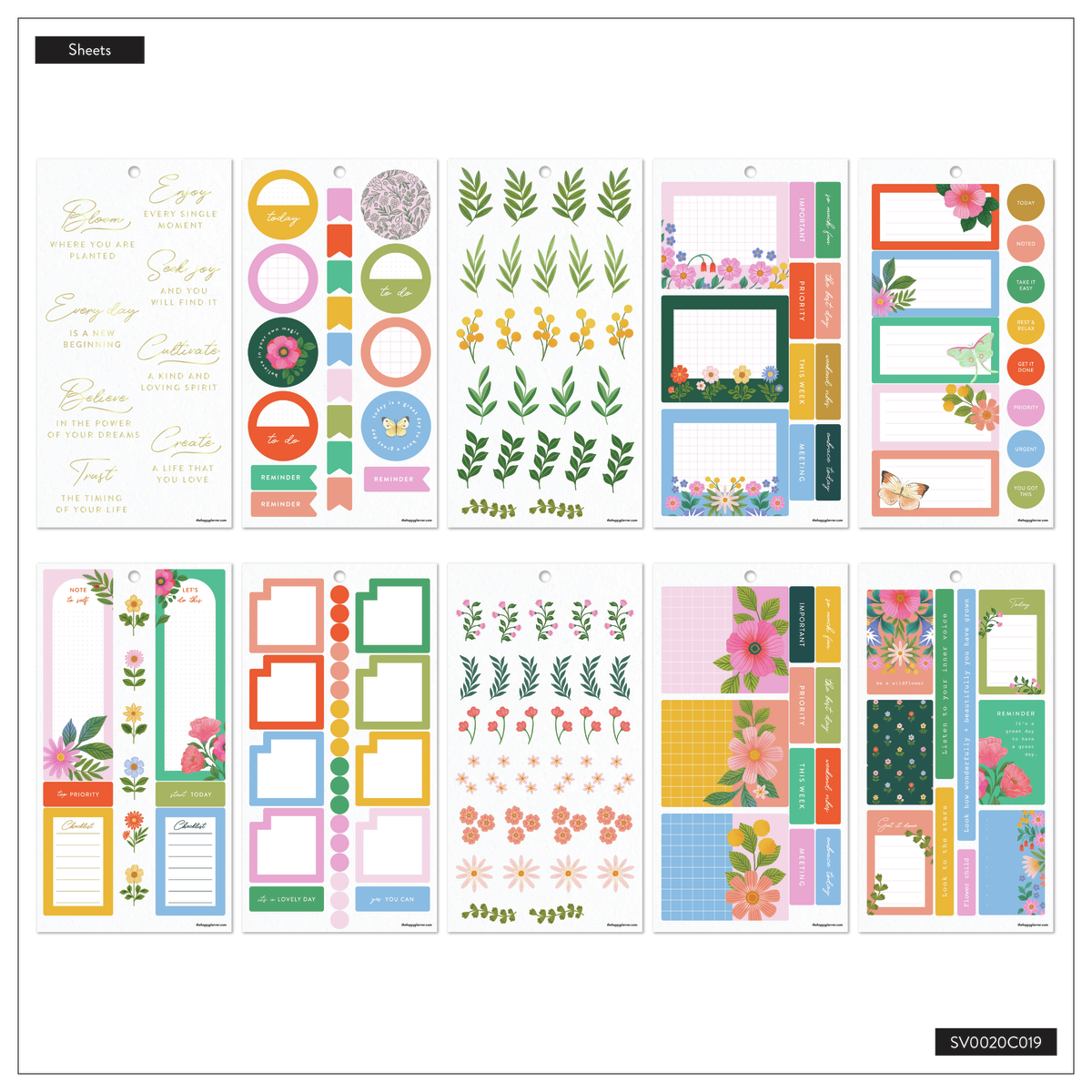 Midnight Meadow - Value Pack Stickers