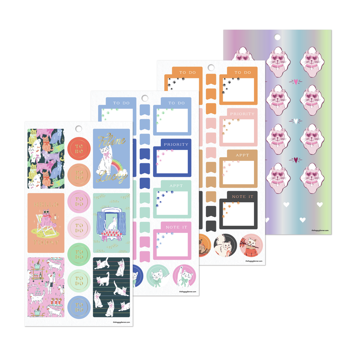 Purrfect Seasonal Cats - Value Pack Stickers