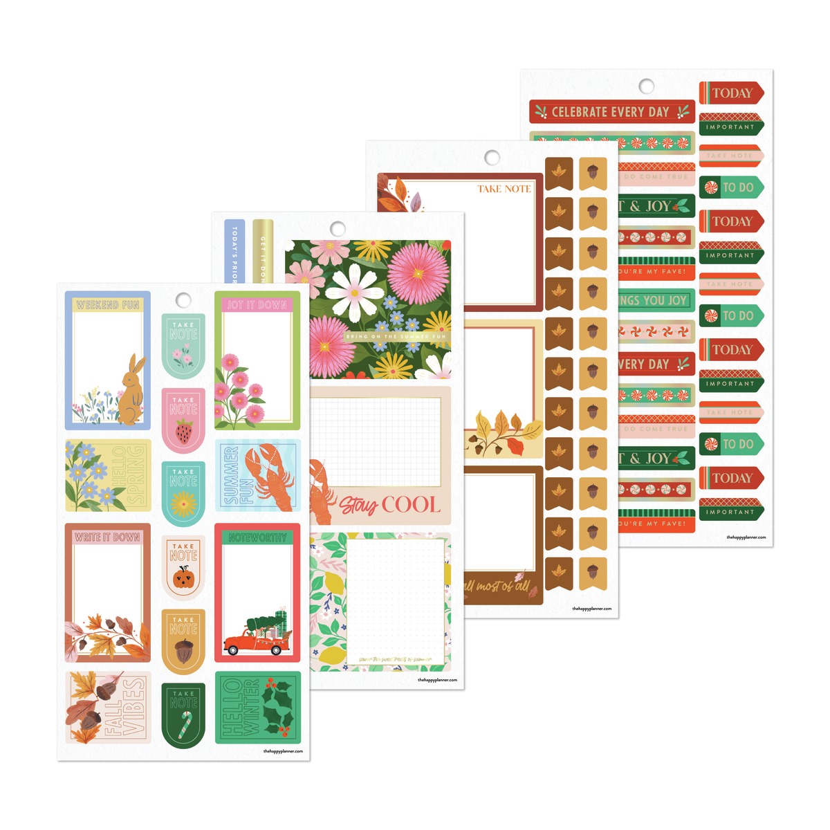 Whimsical Seasons - Value Pack Stickers