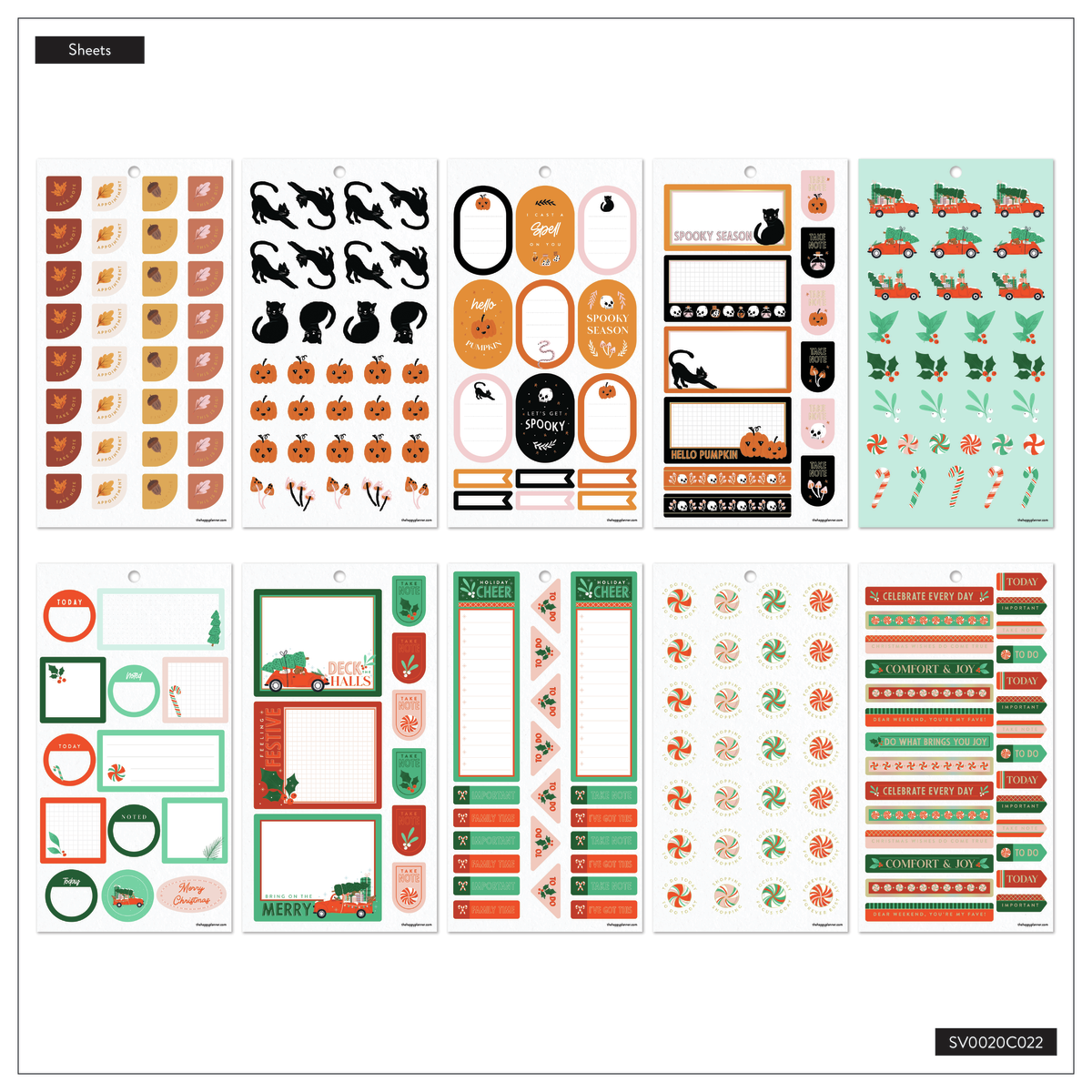 Whimsical Seasons - Value Pack Stickers