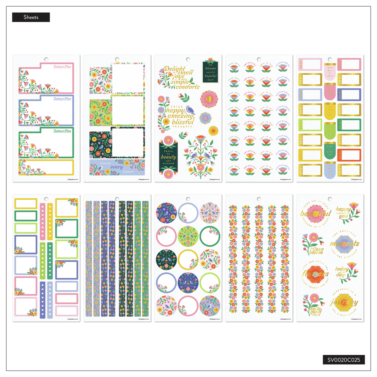 Bloom & Glow - Value Pack Stickers