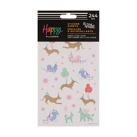 Pawsitive Seasonal Dogs - 10 Sticker Sheets