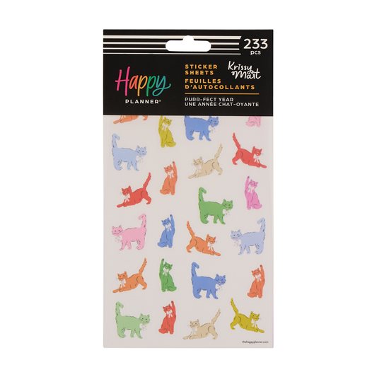 Purrfect Seasonal Cats - 10 Sticker Sheets