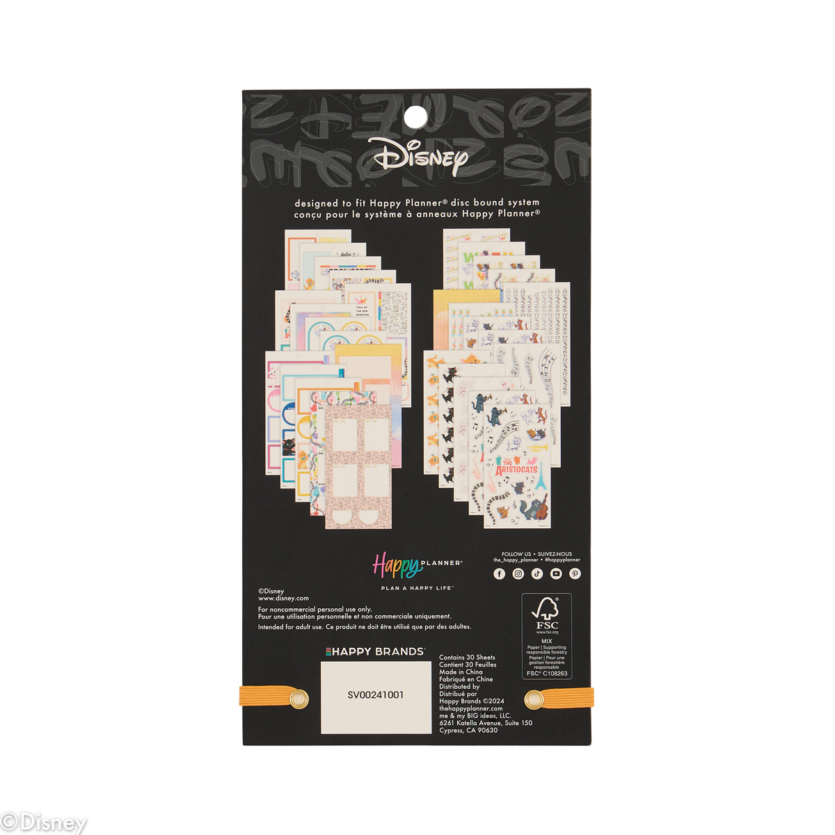 Disney The Aristocats - Value Pack Stickers - Big