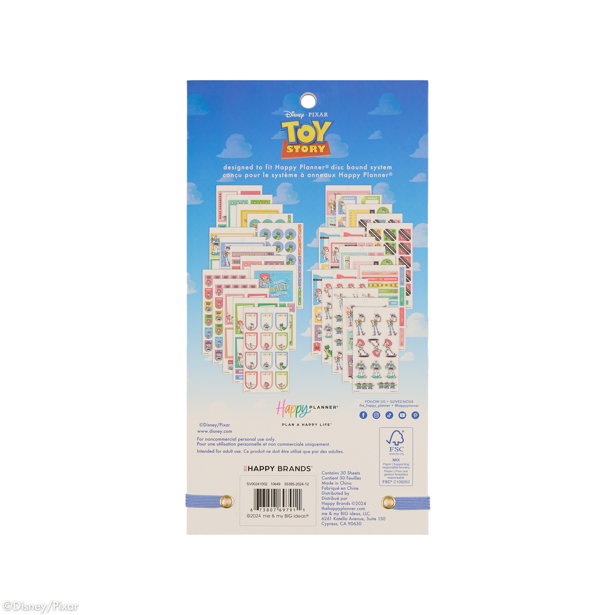Disney & Pixar Toy Story 30th Anniversary - Value Pack Stickers - Big