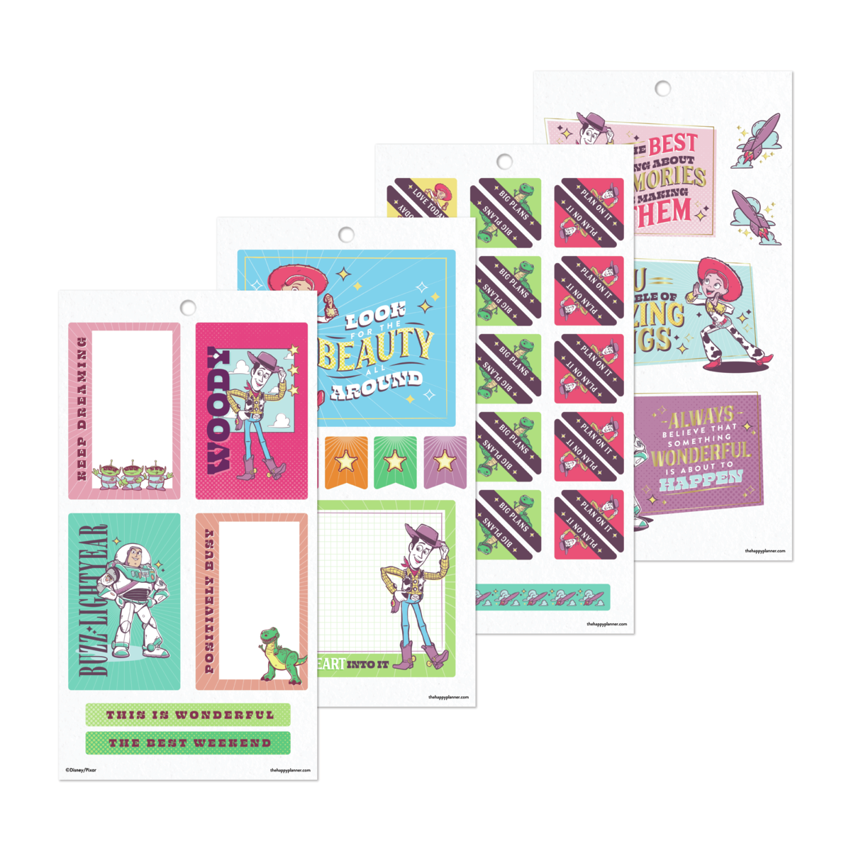 Disney & Pixar Toy Story 30th Anniversary - Value Pack Stickers - Big