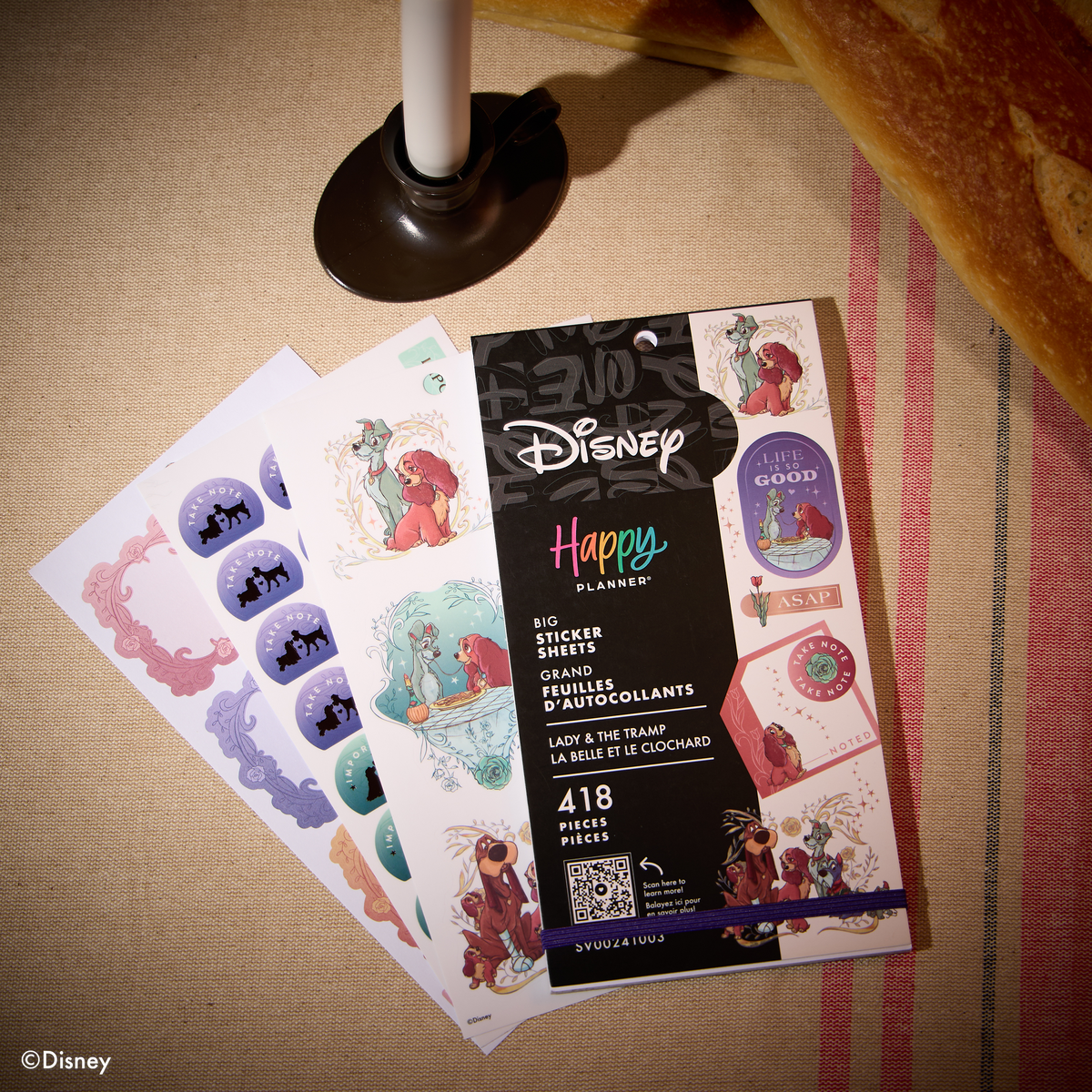 Disney Lady & The Tramp - Value Pack Stickers - Big