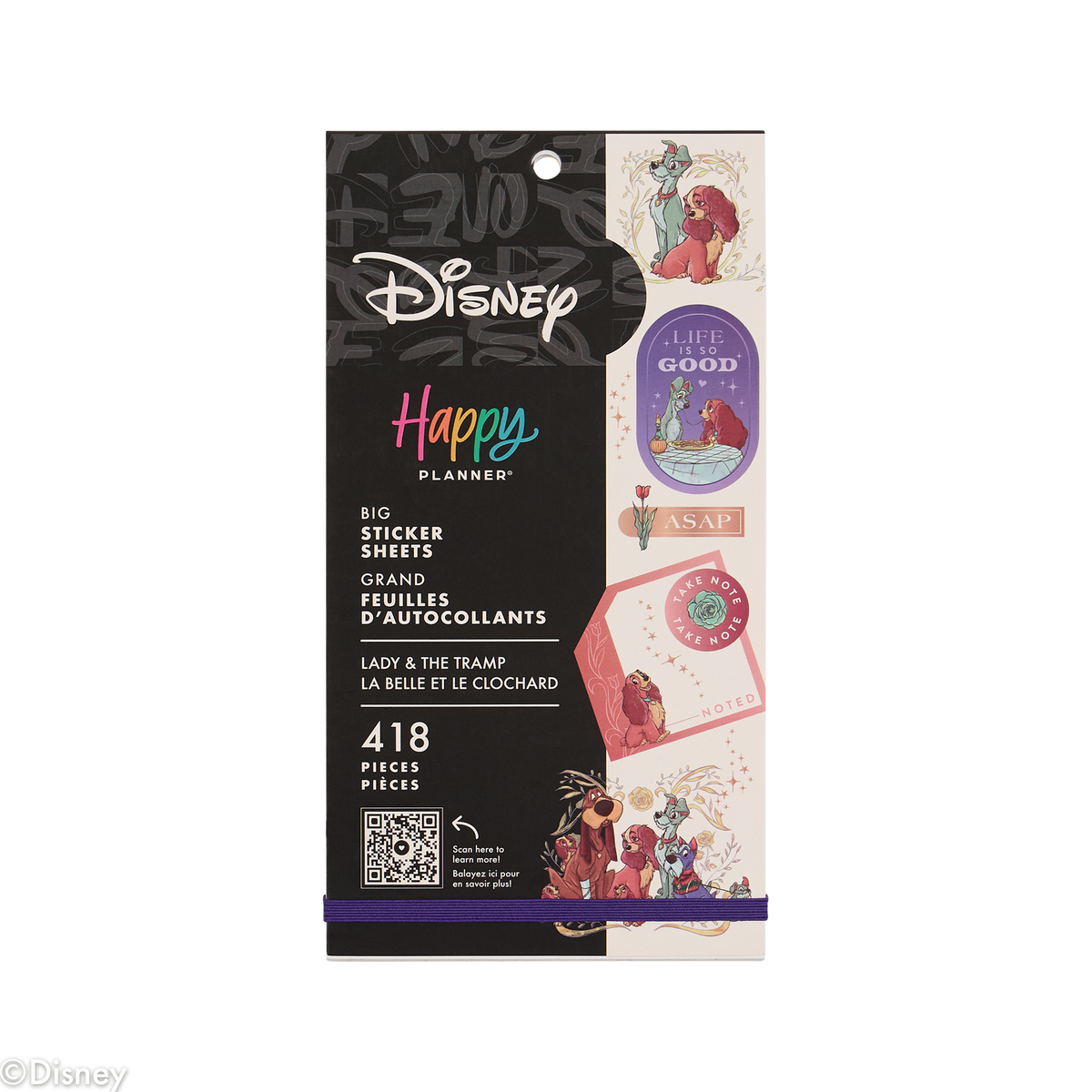 Disney Lady & The Tramp - Value Pack Stickers - Big