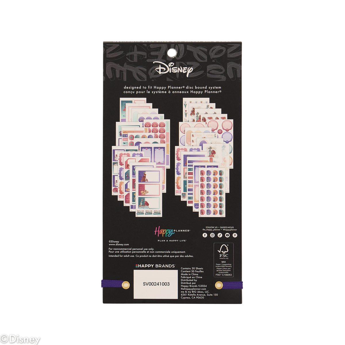 Disney Lady & The Tramp - Value Pack Stickers - Big