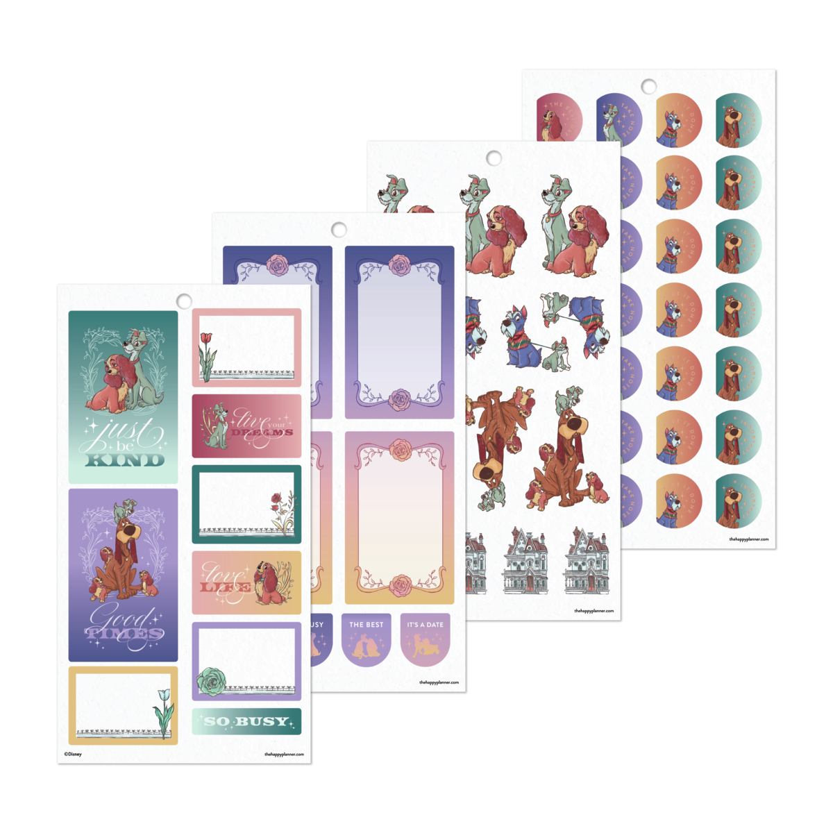 Disney Lady & The Tramp - Value Pack Stickers - Big