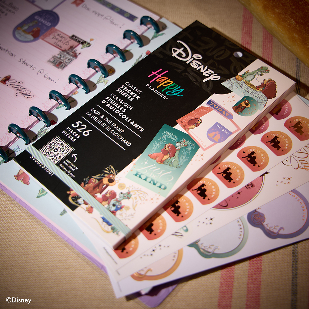 Disney Lady & The Tramp - Value Pack Stickers