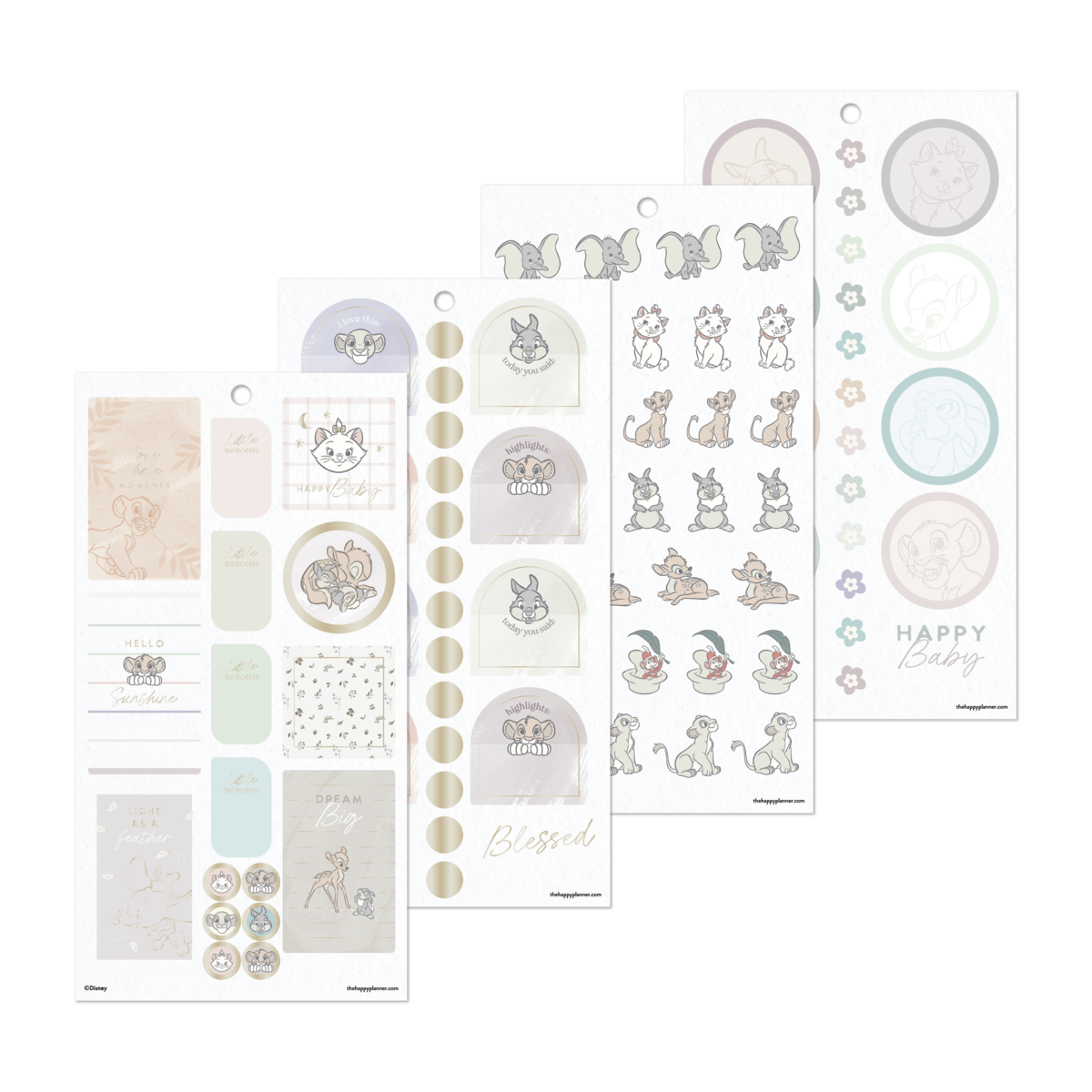 Disney Welcome Little One Baby - Value Pack Stickers