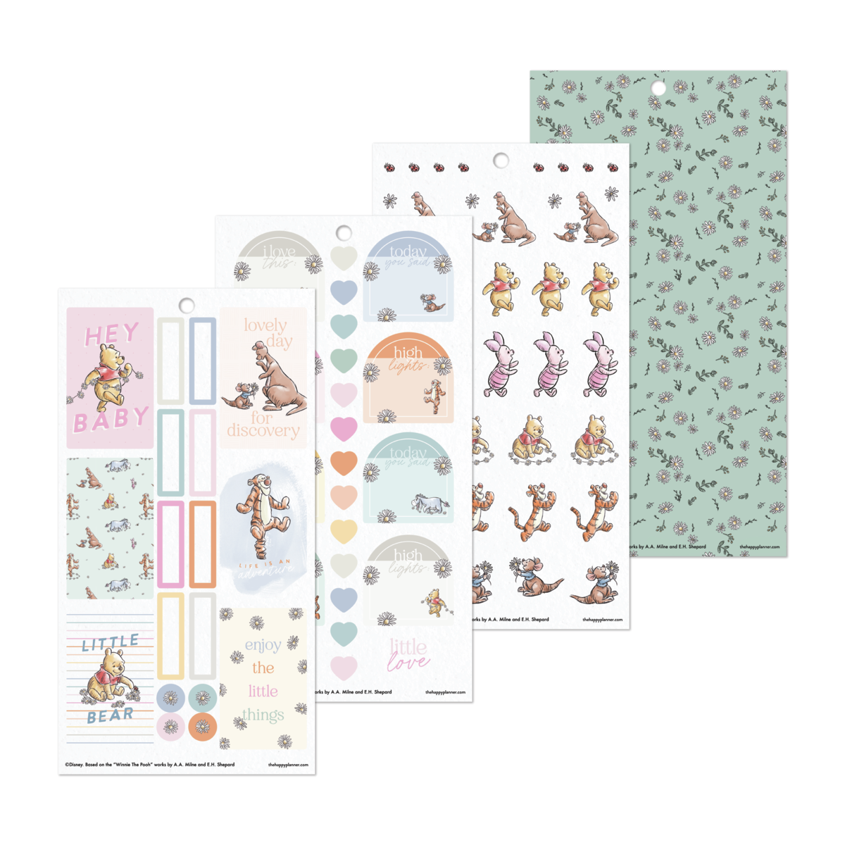 Disney Winnie the Pooh Baby - Value Pack Stickers