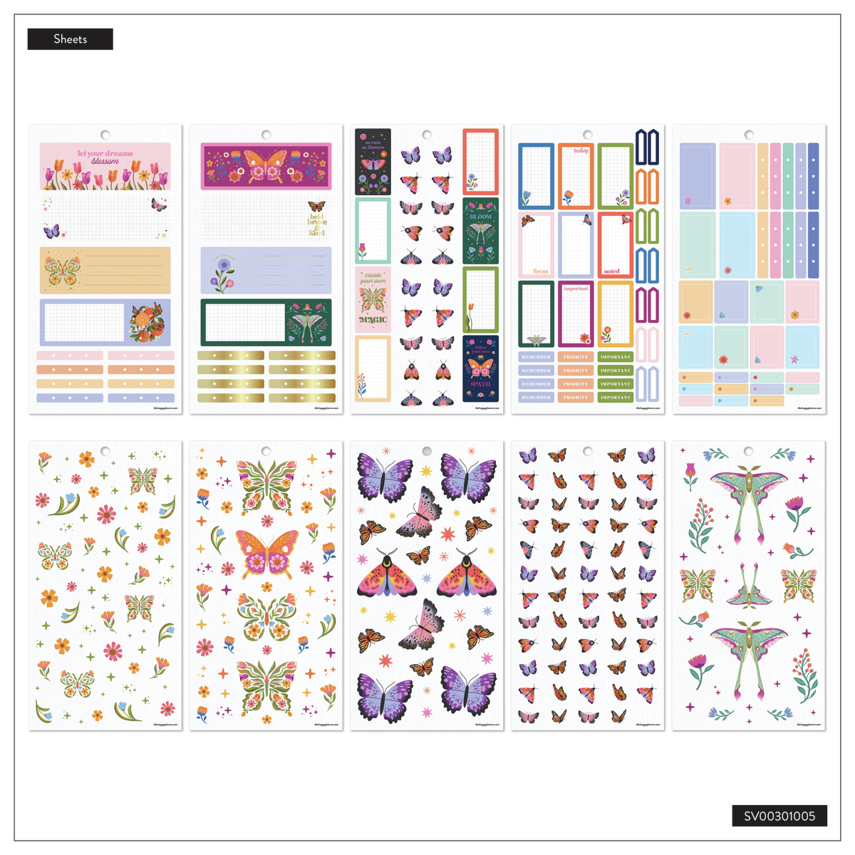 Mystic Blooms - Value Pack Stickers - Mini