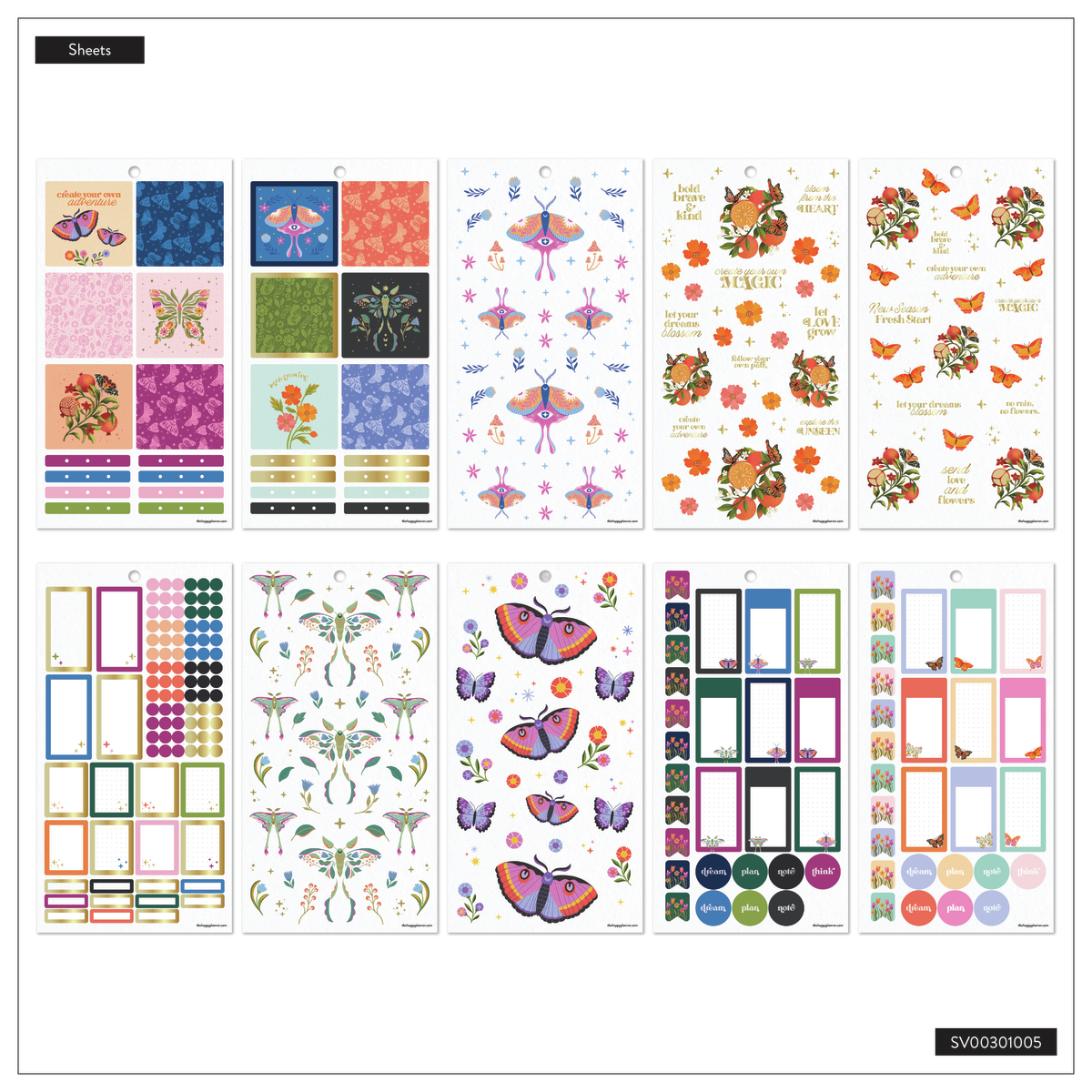 Mystic Blooms - Value Pack Stickers - Mini