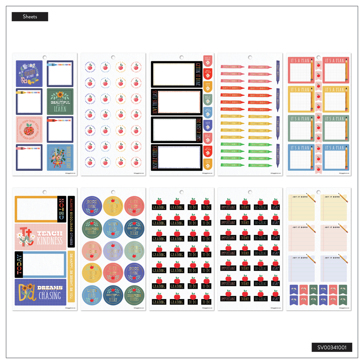 Teachers Are Heroes - Value Pack Stickers - Big