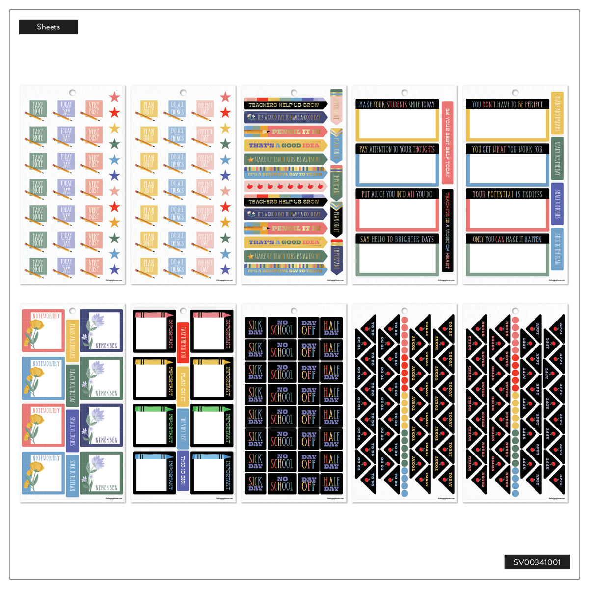 Teachers Are Heroes - Value Pack Stickers - Big