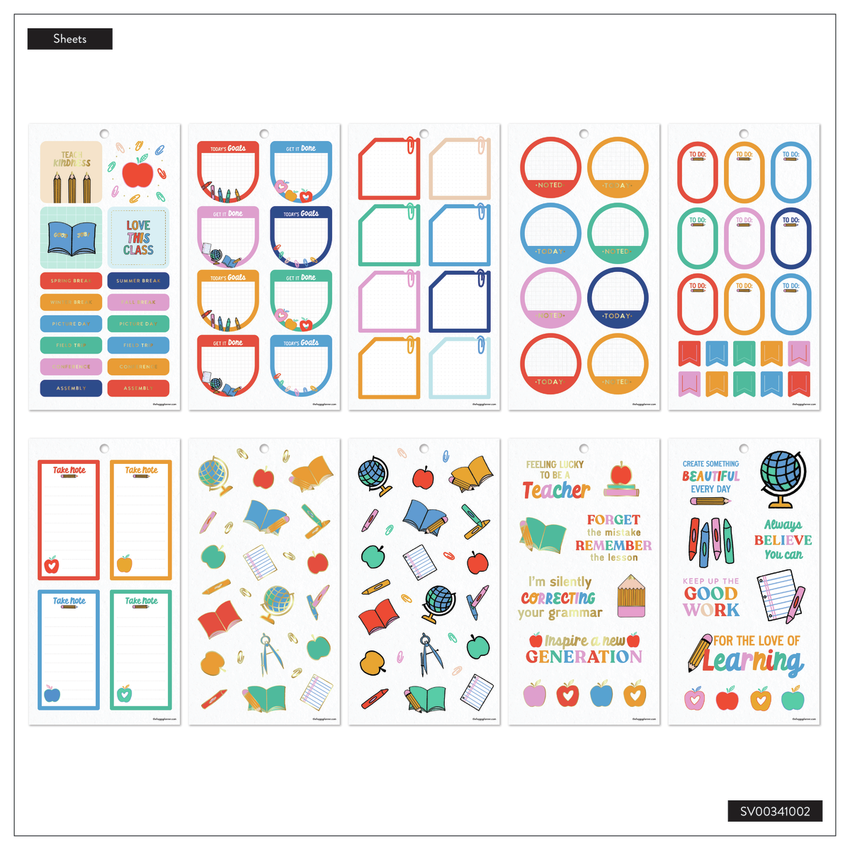 Love to Teach - Value Pack Stickers - Big