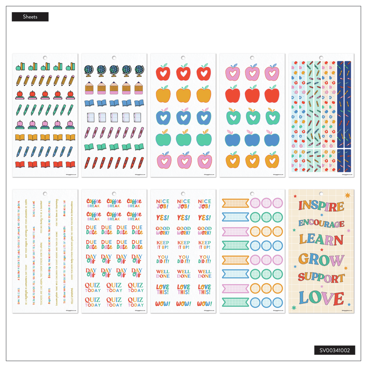 Love to Teach - Value Pack Stickers - Big