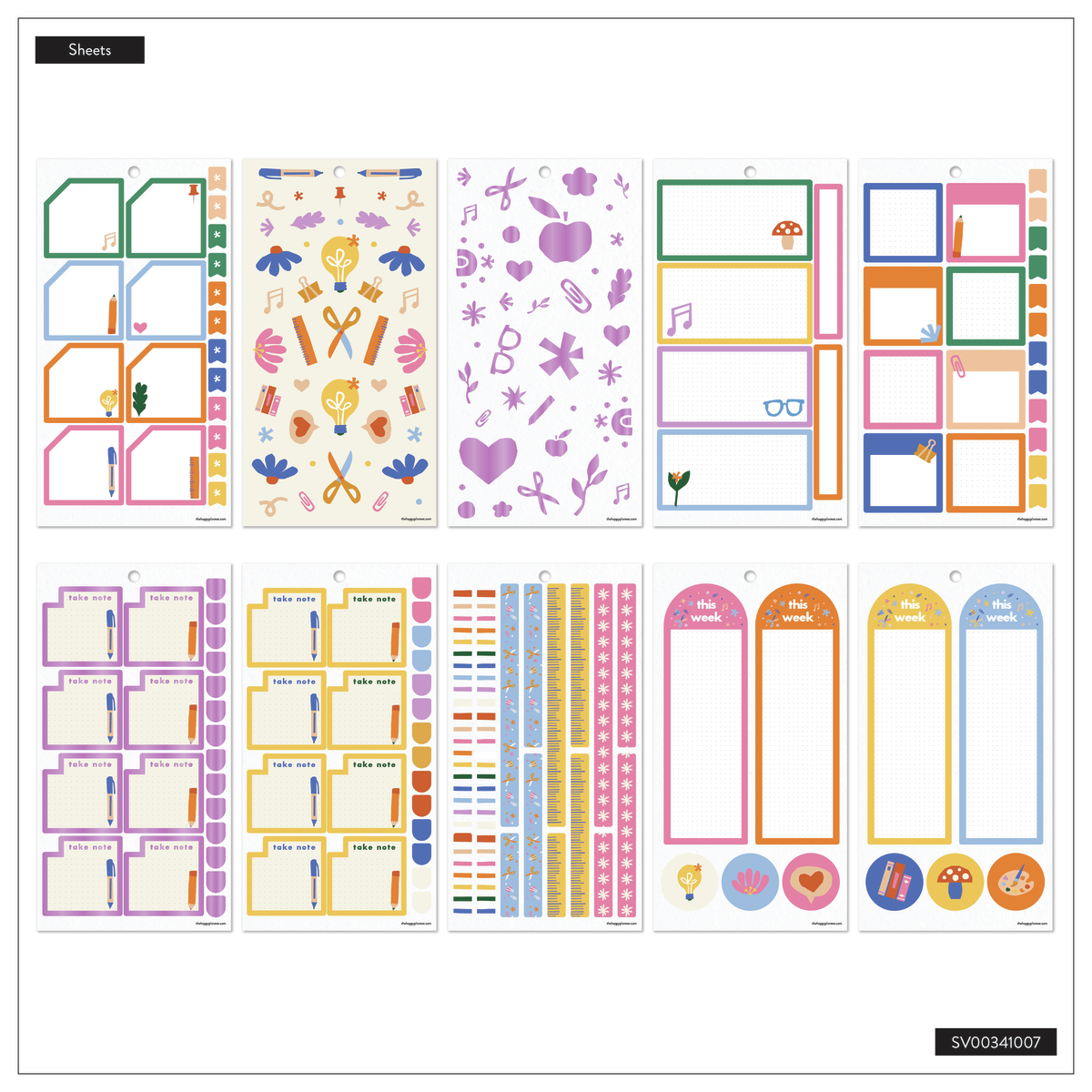 Heart Work Teacher - Value Pack Stickers - Big