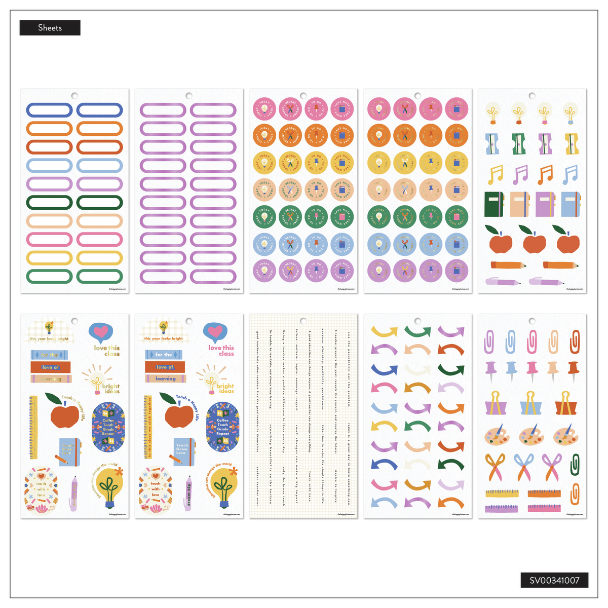 Heart Work Teacher - Value Pack Stickers - Big