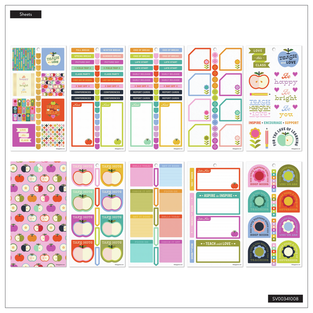 Mod Teacher - Value Pack Stickers - Big