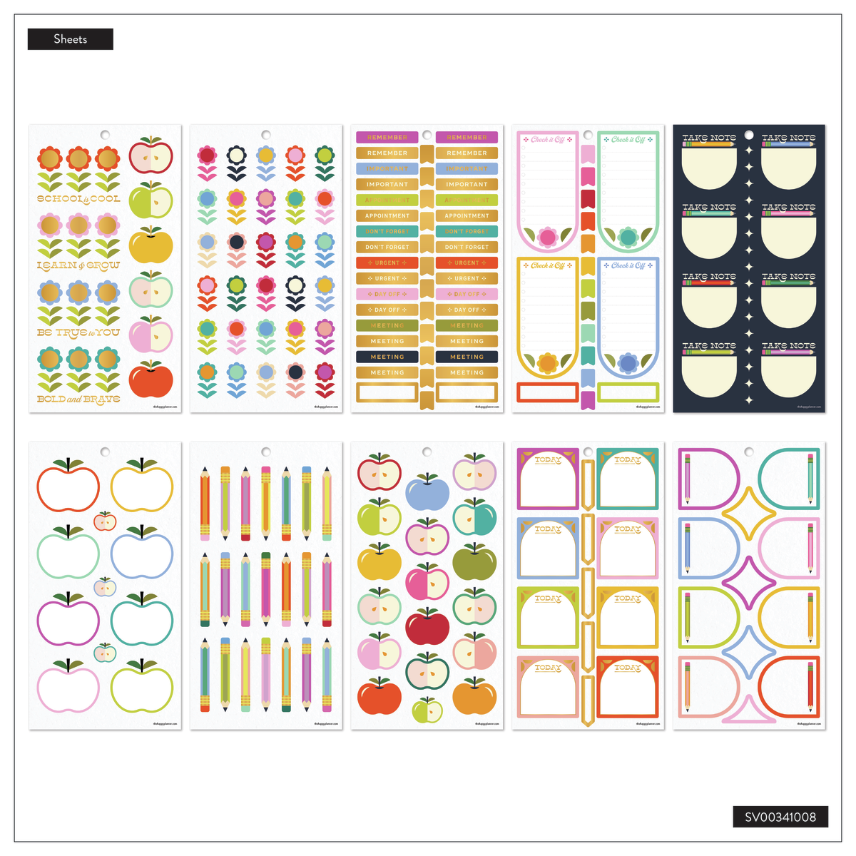 Mod Teacher - Value Pack Stickers - Big