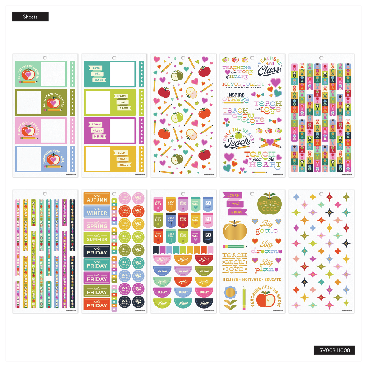 Mod Teacher - Value Pack Stickers - Big