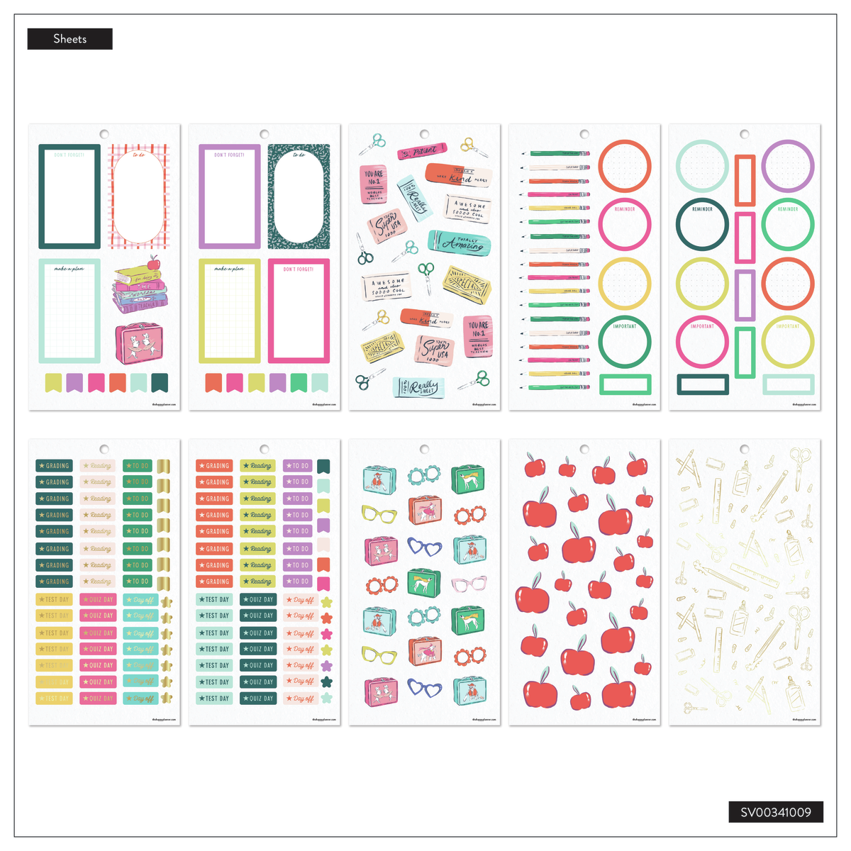 Pawsitive Teacher - Value Pack Stickers - Big