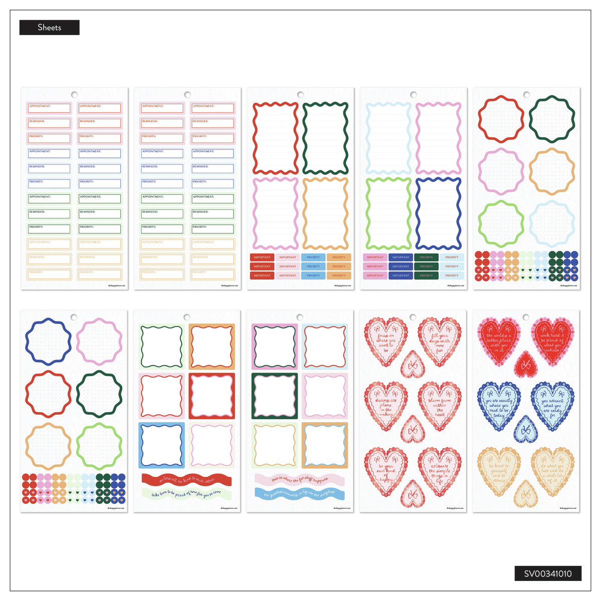 Everyday Coquette - Value Pack Stickers - Big