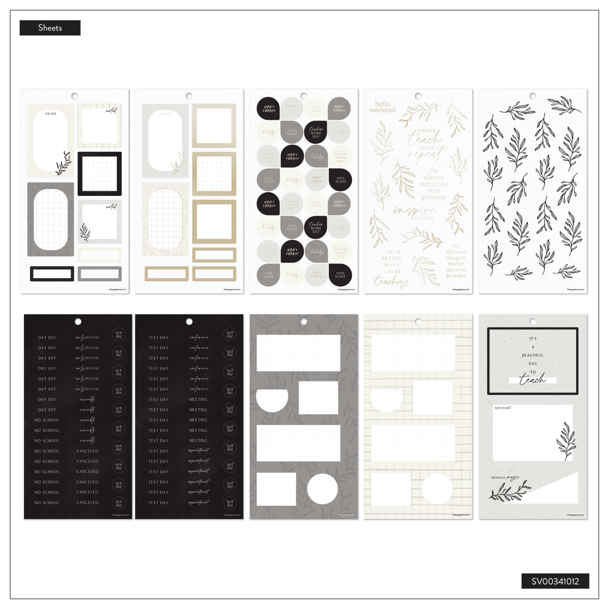 Sharp Studies Teacher - Value Pack Stickers - Big